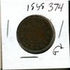 Image 1 : 1858 Large Canadian 1¢ Coin