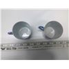 Image 2 : 2x Blue China Cups