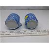 Image 4 : 2x Blue China Cups