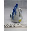 Image 2 : Blue and White Ceramic Swan Ornament