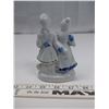 Image 2 : Blue Man and Woman Standing Ceramic Ornament