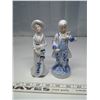 Image 1 : Blue Man and Woman Ceramic Ornaments (2)