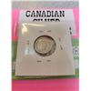 Image 3 : 1919 Canadian silver 5¢ five cent coin
