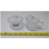 Image 1 : 2 Piece Cream/Sugar Cut Glass Set