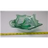 Image 1 : Green/White Art Glass