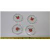 Image 2 : 4 Cut Glass Poinsettia SM Dish
