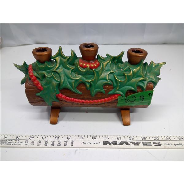 Candle Holder Log