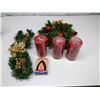 Image 1 : Xmas Weath and Candles