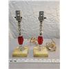 Image 1 : Pair of vintage bedroom lamps