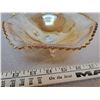 Image 4 : Carnival glass footed bowl