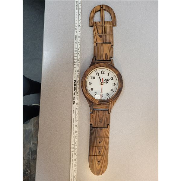 Wristwatch' wall clock - working