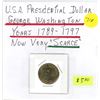 Image 1 : 1789-1797 USA Presedential George Washington Dollar