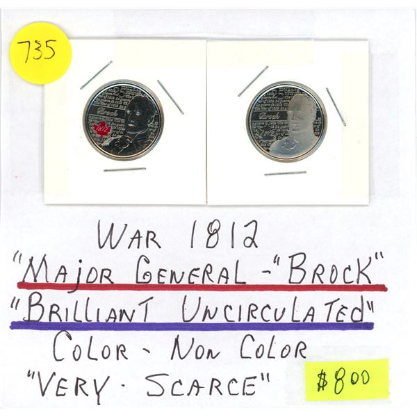 1812 Major General Brock Quarter