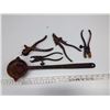 Image 1 : (5) Forging/Blacksmith Tools, “Bullet” Making, Gold Smelting.  (1) made in Germany, double pourer 16