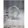 Image 2 : Cut Crystal Paper Weight, Signed “Mats Jonasson” fr. Sweden, 28% Crystal, Limited Edition 280/975