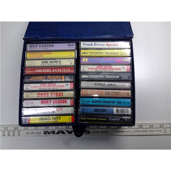 Case of 20 Country Cassettes