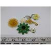 Image 1 : (5) Flower Broaches