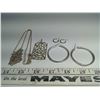 Image 1 : (4) Silver Tone Jewelry, 1 Necklace, 1 Pedant, 2 Pierced Earrings
