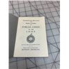 Image 3 : 1916 ANTIQUE IOOF ODD FELLOWS FRATERNAL LAWS AND ORDER BOOK