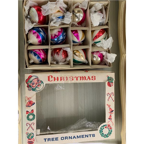 VINTAGE CHRISTMAS ORNAMENTS