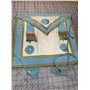 Image 1 : VINTAGE LAMB SKIN FREEMASONS FRATERNAL APRON