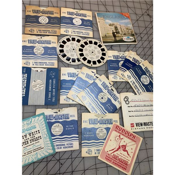 LOT OF VINTAGE VIEW-MASTER REELS