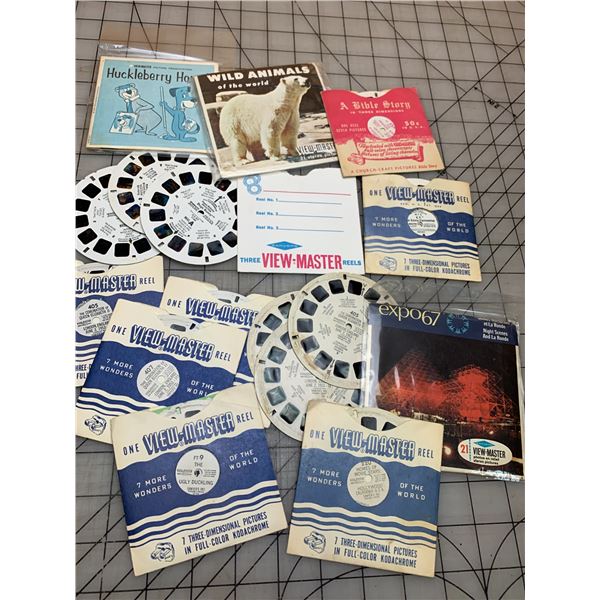 LOT OF VINTAGE VIEW-MASTER REELS