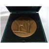 Image 1 : Heavy Bronze - "Fed. Francaise de Gymnastique" Medal 5-11-77 in Original Box