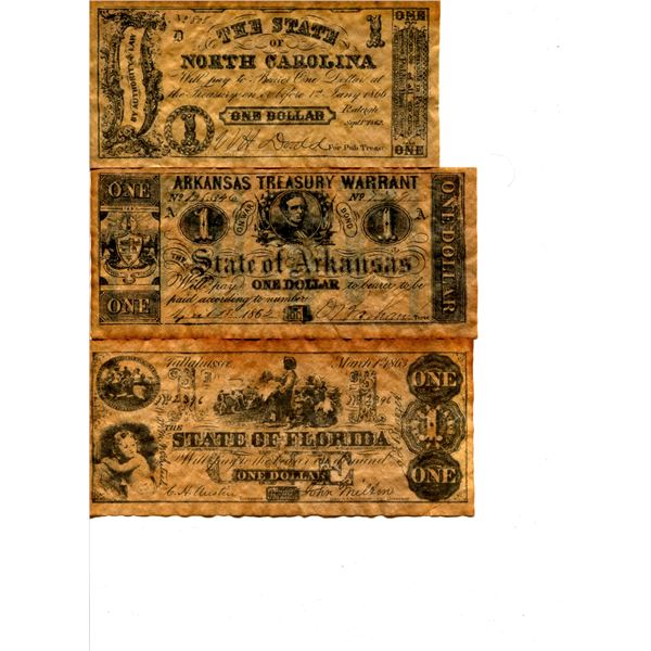 12 Reproduction US 19th Century Paper Notes