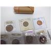 Image 2 : Bag of 15 UK Various Coins 1957 to 1998 and 1 Roll of 40 - 10 Pence Coins