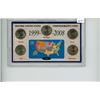 Image 1 : Complete Set of 5 2004 U.S. States Quarters for Florida, Iowa, Michigan, Texas & Wisconsin. All with