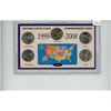 Image 1 : Complete Set of 5 2007 U.S. States Quarters for Washington, Wyoming, Montana, Idaho & Utah. All with