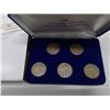 Image 1 : U.S. Silver Walking Liberty Half Dollar Collection. Set of 5 Silver Half Dollars, one for each year 