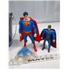 Image 2 : 2 Superman Figures & New Superman Collectable Pail
