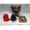 Image 1 : Star Wars Collectable Tub w/ Lid & Two Micro Heads