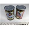 Image 2 : 2 Unopened Pinnacle Football Card Sealed Cans - Sealed Pack inside