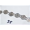 Image 2 : 10¢ Silver Coin Bracelet, needs repair