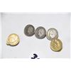 Image 1 : Coin brooch with earrings