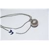 Image 1 : Necklace With Sterling World Pendant