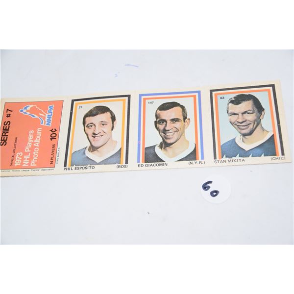 1973 Series 6 NHL Hockey Cards