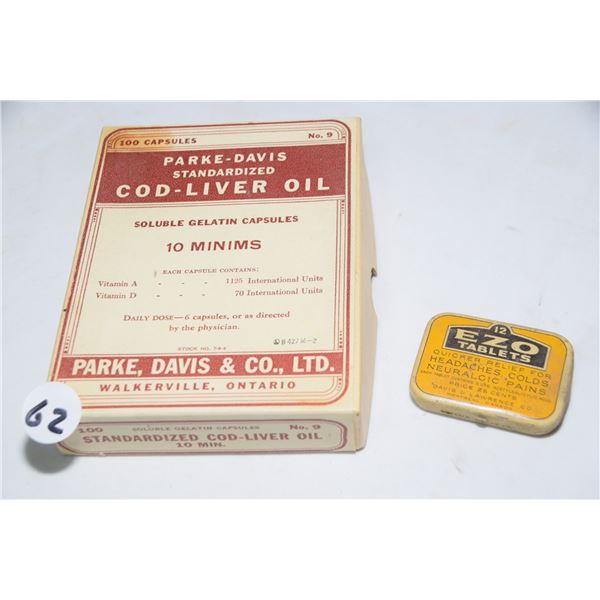 NOS Full Case COD Liver & Ezo Tablets