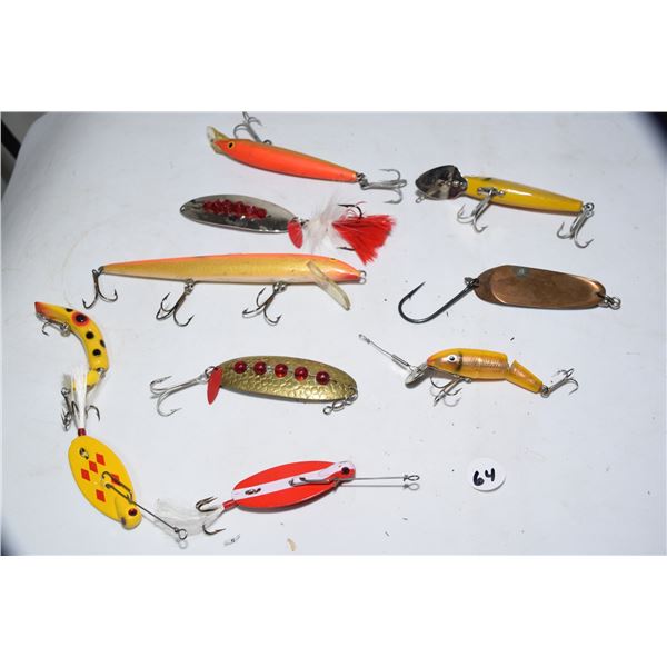 10 Vintage Fishing Lures