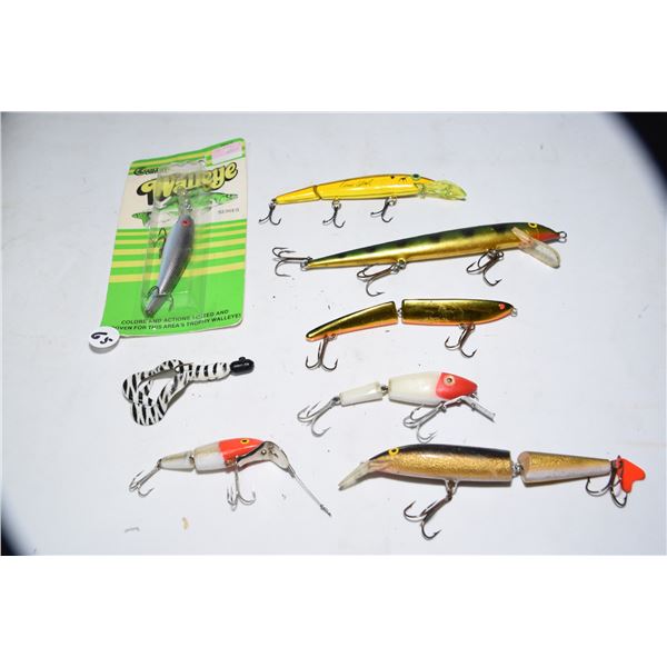 8 Vintage Fishing Lures