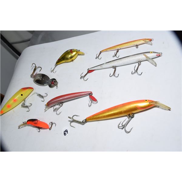 8 Vintage Fishing Lures