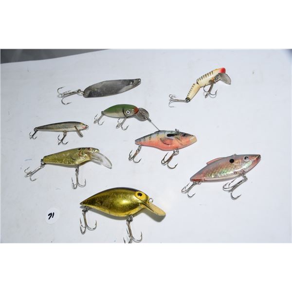 8 Vintage Fishing Lures