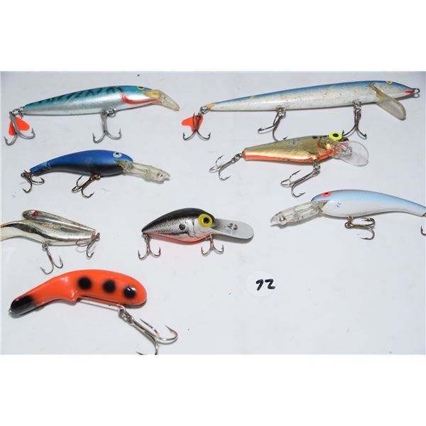 8 Vintage Fishing Lures