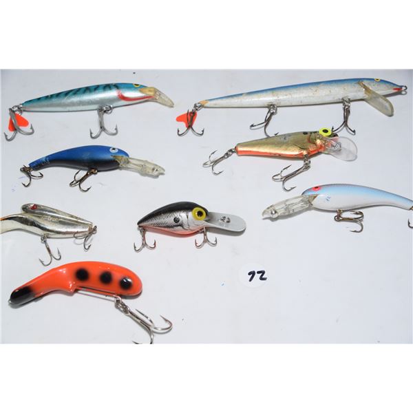 8 Vintage Fishing Lures