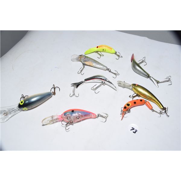 8 Vintage Fishing Lures