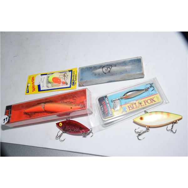 6 Vintage Fishing Lures