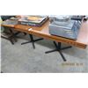 Image 1 : 2-Pedestal Square/Round Flip Top Dining Tables - 2 X $